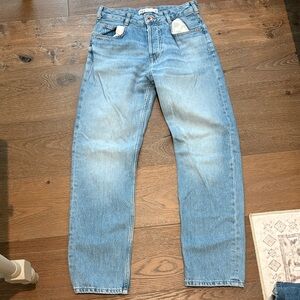 Zara Men's Sky Blue Straight Jeans